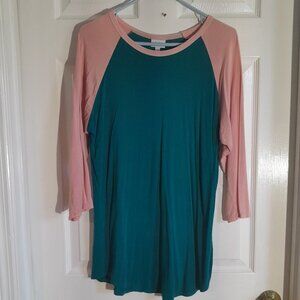 Lu La Roe Baseball Style Shirt sz M